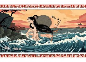 精卫填海的神话故事手抄报；精卫填海的神话故事手抄报四年级
