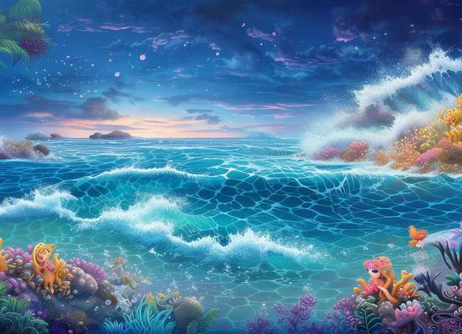 儿童故事大海的伴奏；儿歌大海的故事伴奏