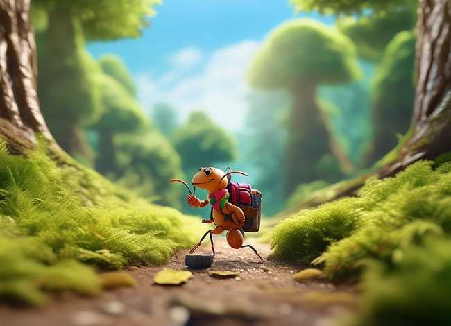 儿童故事小蚂蚁旅行 - 小蚂蚁旅行记幼儿故事