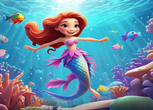 儿童动画美人鱼故事、美人鱼动画片儿童的