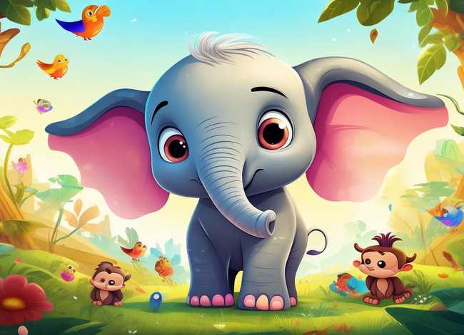儿童故事书3-6岁小象的故事、关于小象的幼儿故事