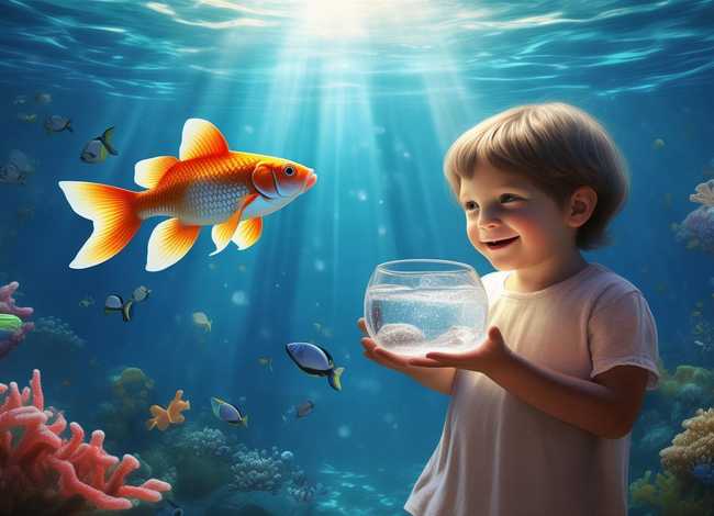 儿童故事报恩的金鱼（小金鱼报恩的故事）