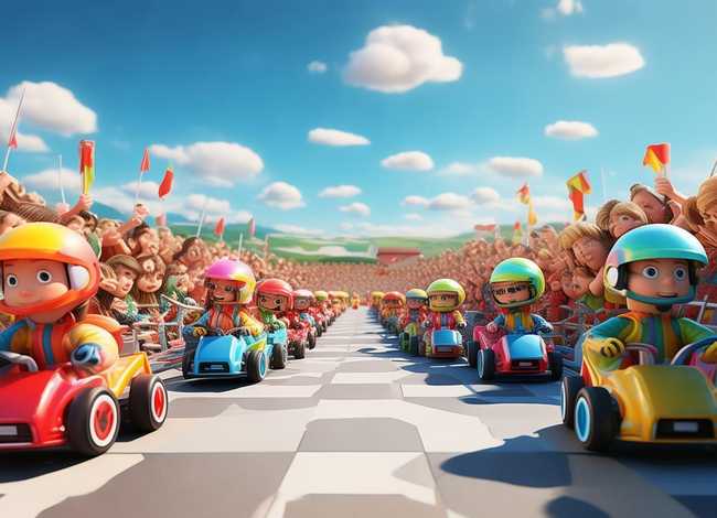 赛车比赛故事幼儿（赛车比赛故事幼儿版）