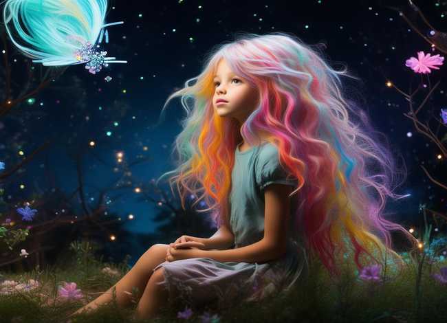 编头发故事的图片（编头发故事的图片怎么做）