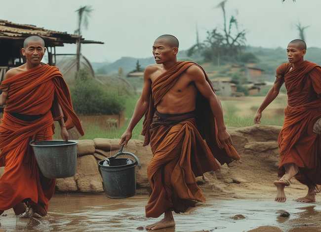 三个和尚故事视频 三个和尚故事视频一个和尚挑水喝 挑得快来挑的多