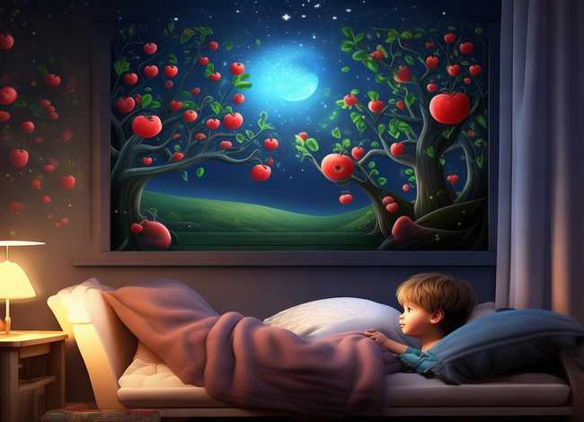 苹果的故事儿童睡前（关于苹果的睡前故事）