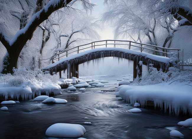 中外童话画刊 - 中外童话画刊 冬雪中流