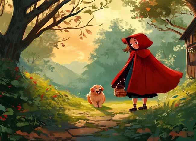 儿童故事小红帽的故事英文版（小红帽的故事英语版简单）