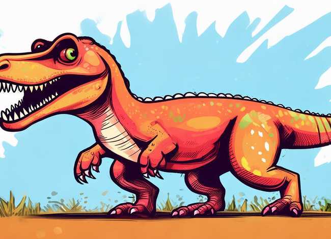 儿童恐龙简笔画；儿童恐龙简笔画霸王龙