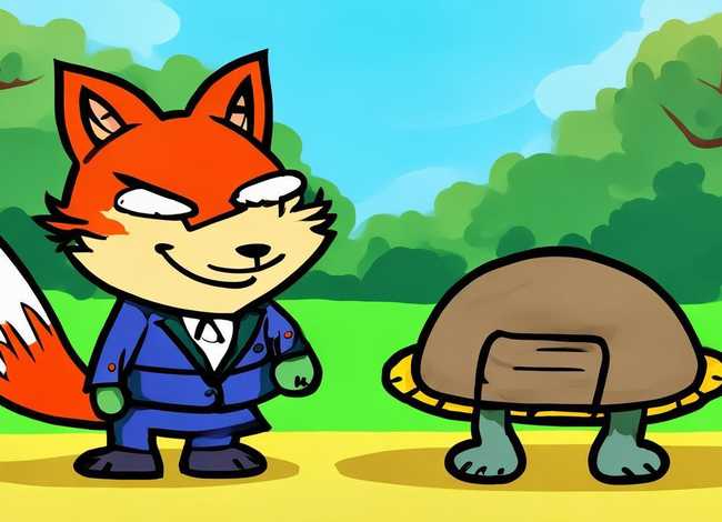 伊索寓言儿童画模板 伊索寓言儿童简笔画