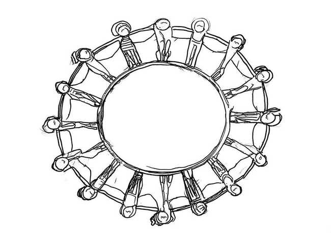 团结合作的图片，团结合作的图片简笔画