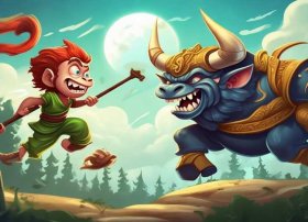 孙悟空大战牛魔王儿童故事，少儿故事孙悟空大战牛魔王