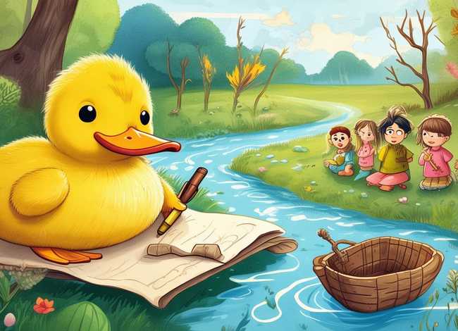 儿童故事小鸭子过河 - 小鸭子过河的故事