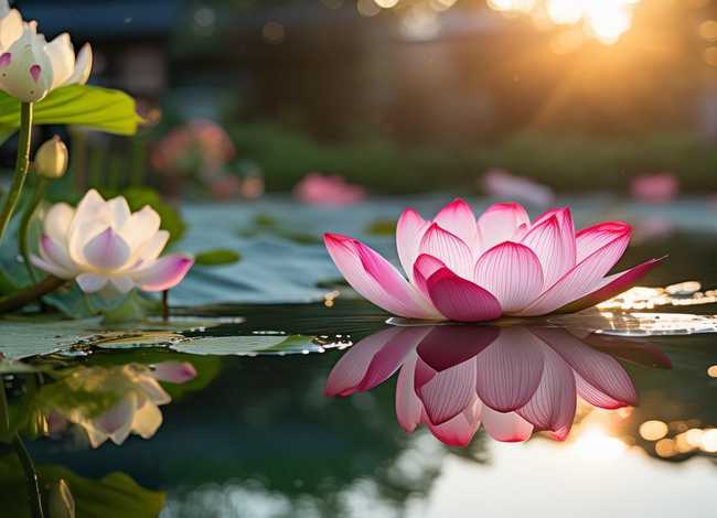 荷花故事会，故事会荷花和玉花