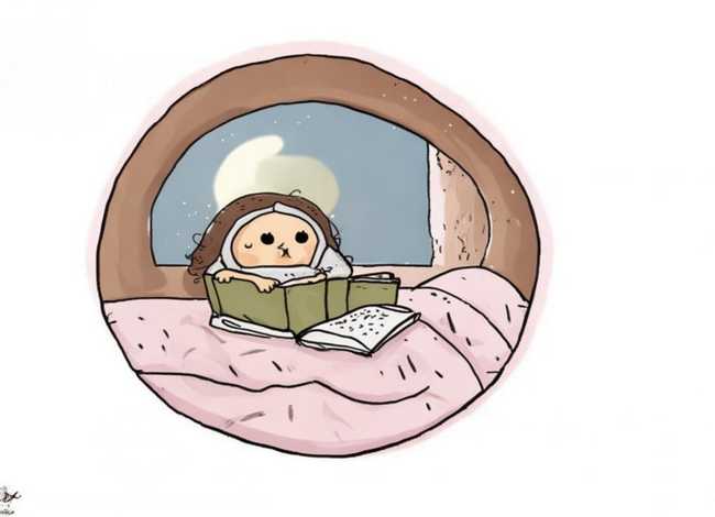 睡前小故事的插图简笔画 睡前小故事的插图简笔画图片