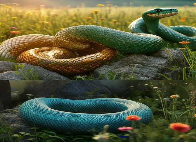 少儿故事灵蛇、灵蛇故事、分享农村传说已久的三个蛇的故事