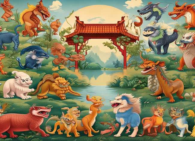 十二生肖的故事的故事，十二生肖的故事全部的故事