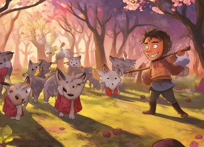 桃太狼儿童故事 幼儿故事桃太郎寓意