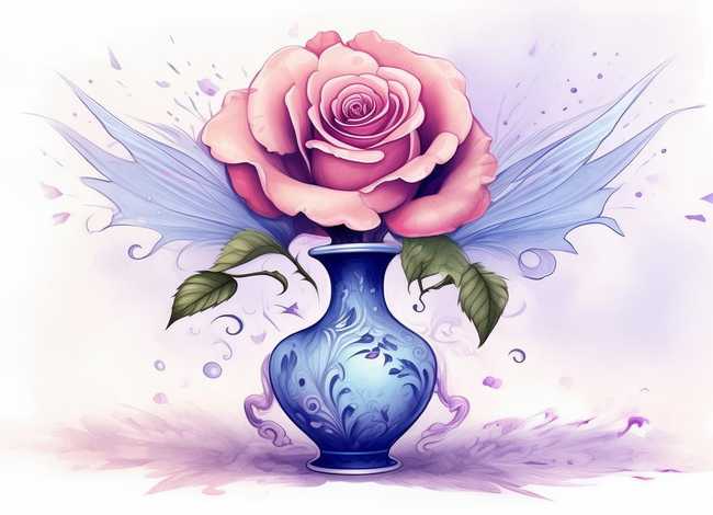 花瓶里的故事怎么画？、花瓶里的故事怎么画简笔画