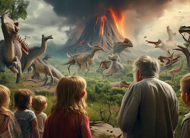 恐龙是怎么灭亡的儿童讲故事（恐龙是怎么灭绝的 故事）