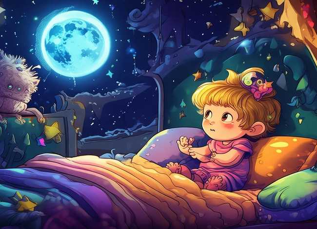 儿童睡前故事图画版、儿童睡前故事文字版绘画