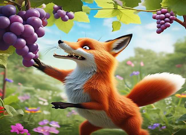 狐狸和葡萄儿童故事表演（狐狸和葡萄的故事表演）