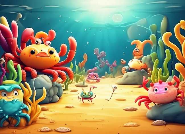 关于螃蟹的幼儿故事 - 关于螃蟹的幼儿故事大全