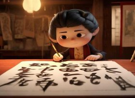 书法家小故事动画片，书法家小故事动画片视频
