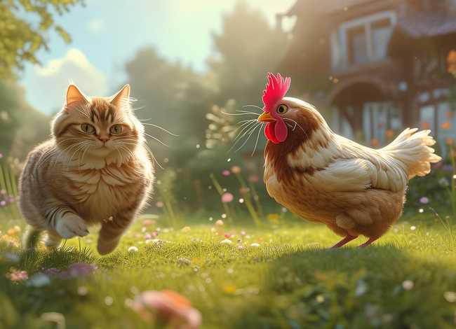 儿童故事猫和鸡的故事；猫和鸡的故事告诉我们什么道理