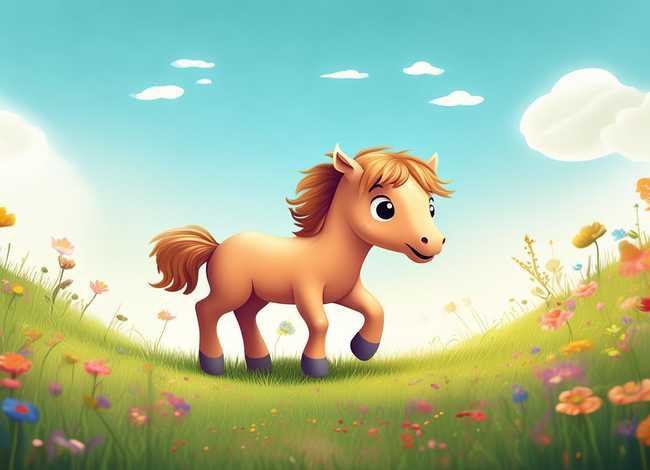 马的故事0-3岁儿童 - 马的幼儿故事
