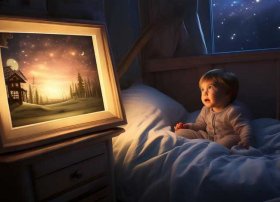 睡前故事拍照；播放故事睡前拍的照片