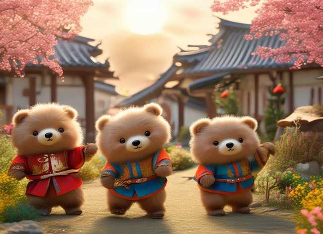 韩语儿歌，韩语儿歌三只小熊