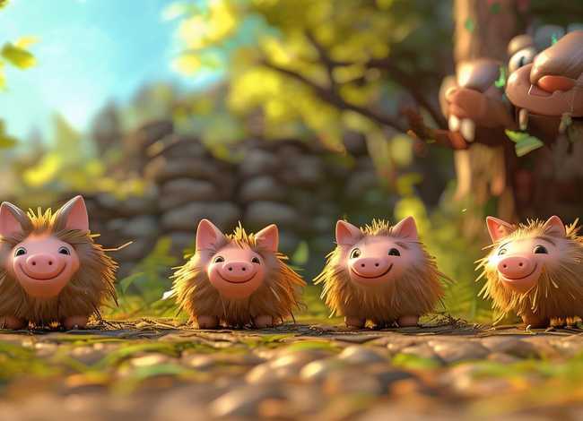 童话故事儿童版三只小猪（童话 三只小猪）