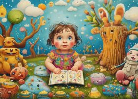 儿童插图故事制作范本 - 幼儿插图故事