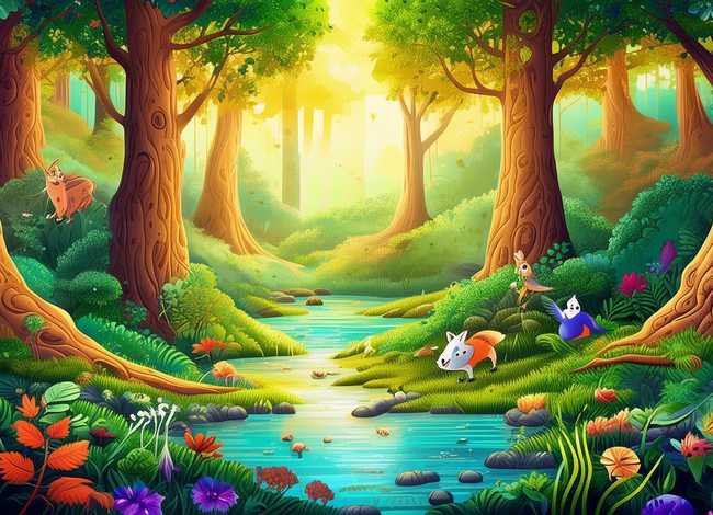 大自然的故事儿童书、大自然这本书的故事