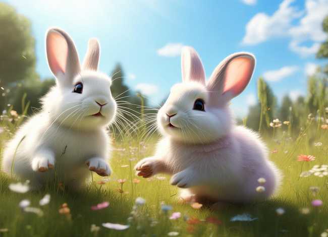 幼儿童话故事小白兔和小花兔全文；小白兔和小花兔的故事