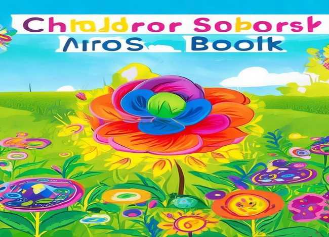 儿童故事七色花封面简单、七色花绘本故事封面