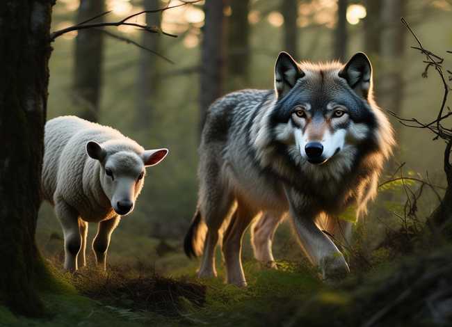 请播放披着羊皮的狼的故事 - 请播放披着羊皮的狼的故事英文