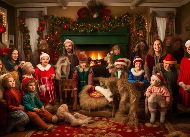 圣诞故事表演，圣诞节的故事表演