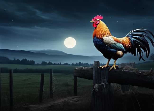半夜鸡叫故事（半夜鸡叫故事寓意是什么）