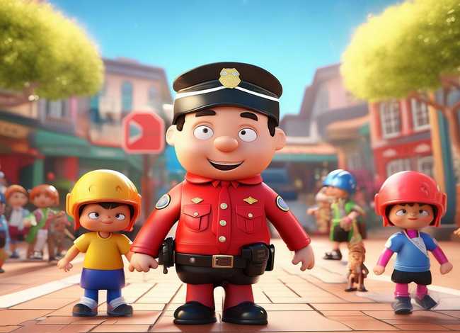 儿童故事安全警长，我想听安全警长的故事