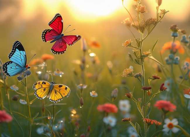 三只蝴蝶儿童故事英文版 三只蝴蝶的故事英文版