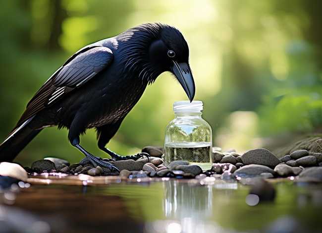 乌鸦喝水儿童故事ppt免费模板、乌鸦喝水ppt模板免费下载