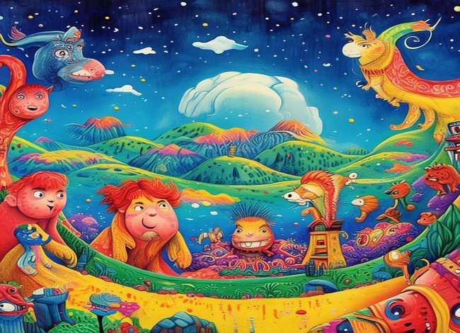 儿童故事绘画图册 - 儿童故事绘画图片