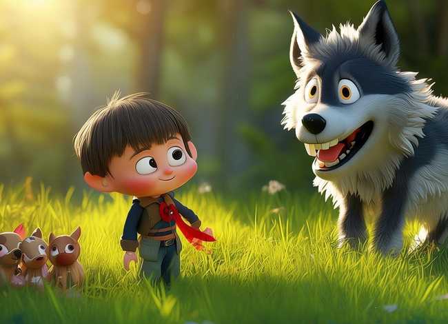 儿童故事狼来了视频，幼儿故事狼来了视频