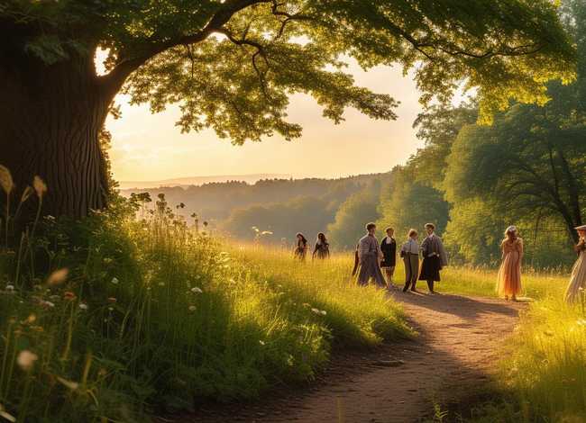 维也纳森林的故事绘画 - 维也纳森林的故事绘画图片