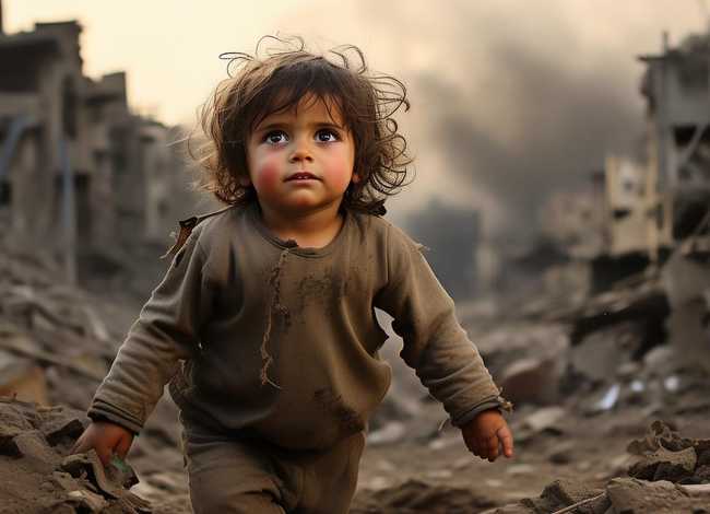 儿童故事美国伊拉克，战争中的伊拉克儿童