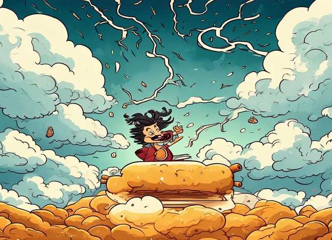 雷公糕的故事原文，雷公糕绘本全本故事图片