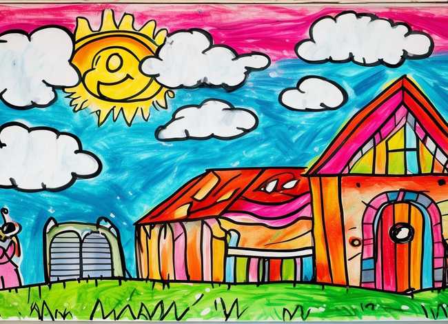 一年级儿童画图片大全（一年级儿童画图片大全 一等奖）