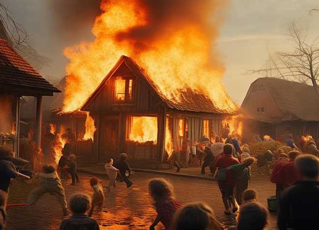 《着火了》儿童故事完整版、着火了儿童故事完整版